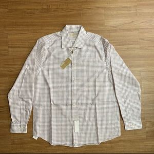 Michael Kors Button Down Shirt Slim Fit Size 16 1/2 34/35.